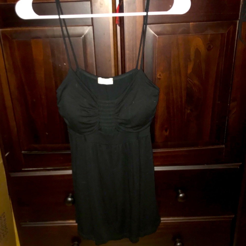 Black long flowy tank top